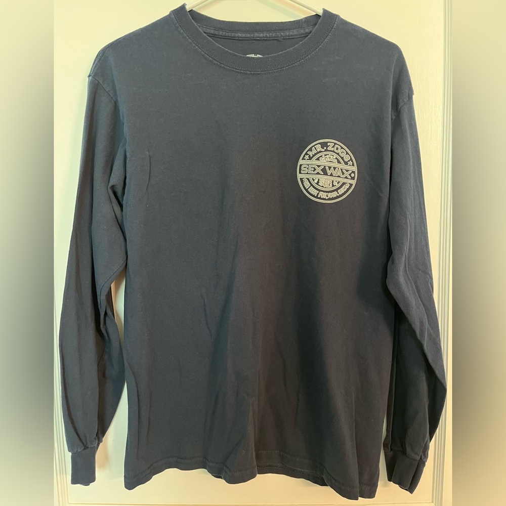 Navy Blue Long Sleeve Shirt